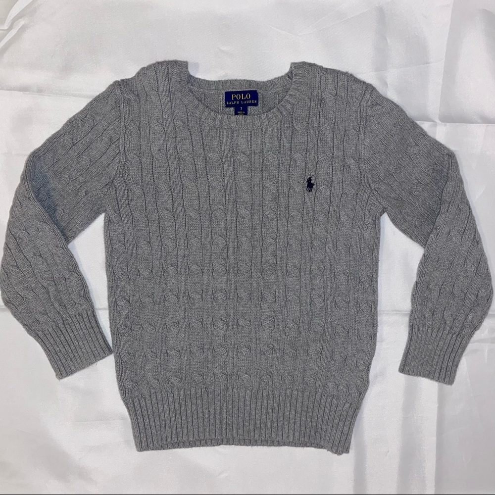 Polo Ralph Lauren Girls Cable-Knit Cotton Sweater
